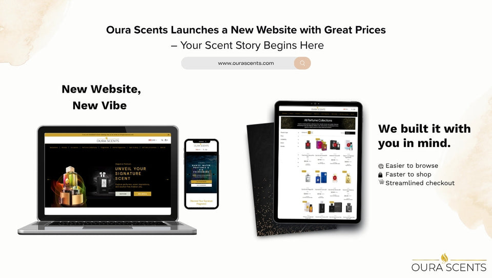 Oura Scents Launches a New Website with Great Prices – Your Scent Story Begins Here