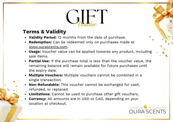 Oura Scents Gift Card