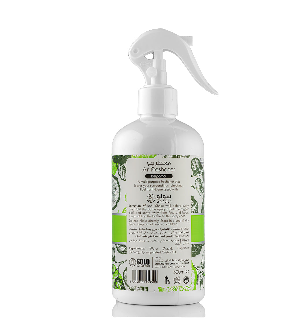 Bergamot Air Freshener Spray - Oura Scents
