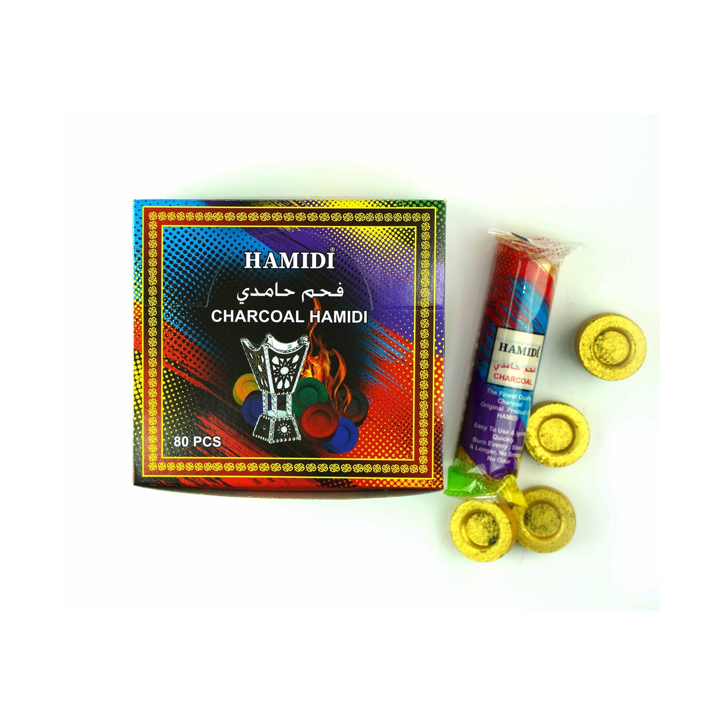 Coconut Charcoal Box - Gold - Oura Scents