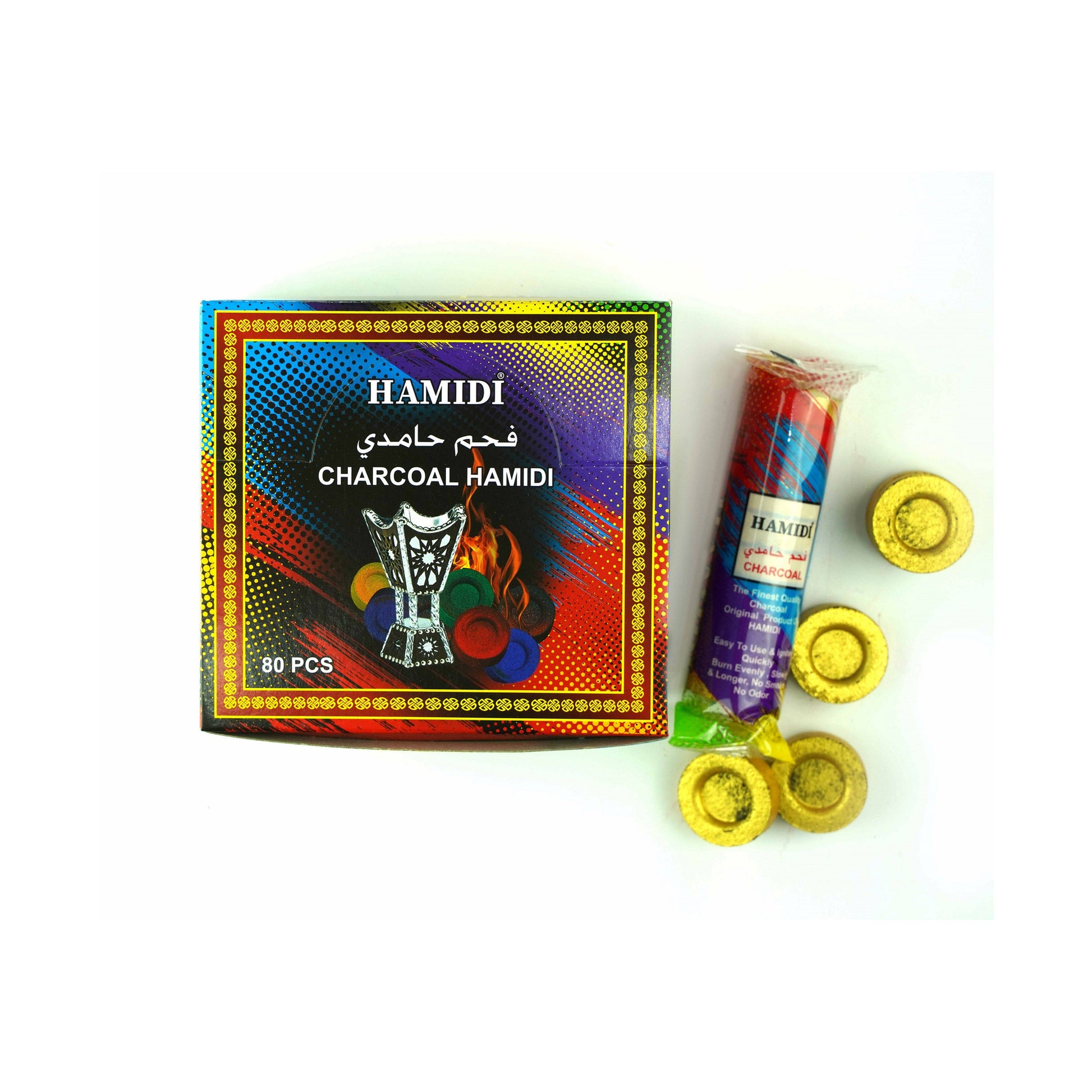Coconut Charcoal Box - Gold - Oura Scents