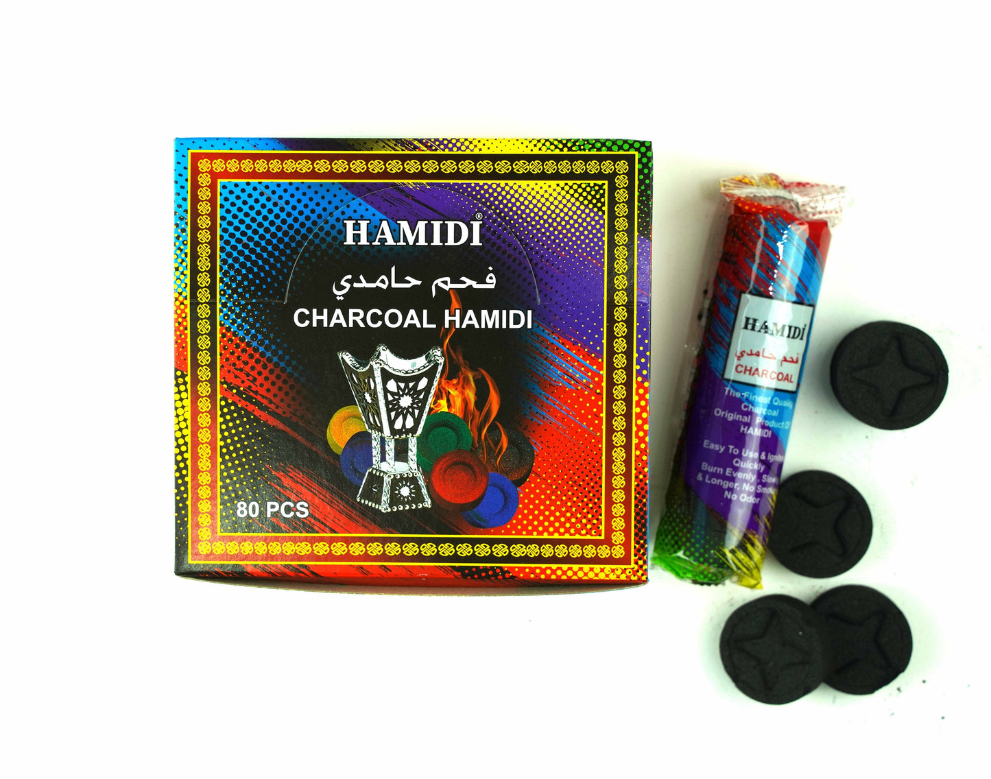 Black Coal Box For Burning Incense